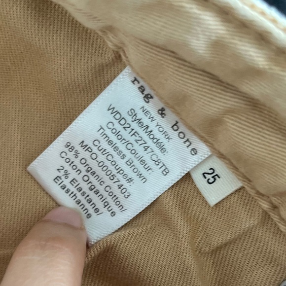 Rag & Bone Maya High-Rise Ankle Slim Jeans in Timeless Brown - Picture 9 of 16
